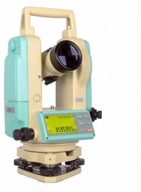 Комплект теодолит RGK T-02 с лазерным целеуказателем с поверкой штатив рейка - 3 в 1 Комплект теодолит RGK T-02 с лазерным целеуказателем с поверкой штатив рейка - 3 в 1