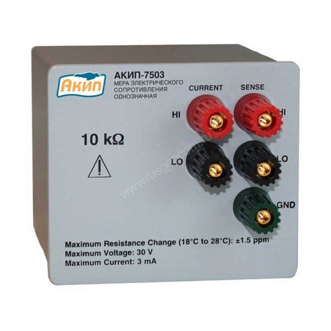 Мера сопротивления АКИП-7503-100МОм Мера сопротивления АКИП-7503-100МОм