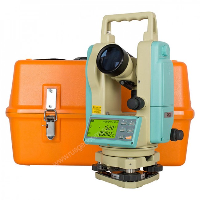 Электронный теодолит RGK T-20 (лазерный отвес) с поверкой