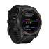 Часы Garmin Fenix 7X Sapphire Solar титановый угольно-серый DLC с силиконовым ремешком