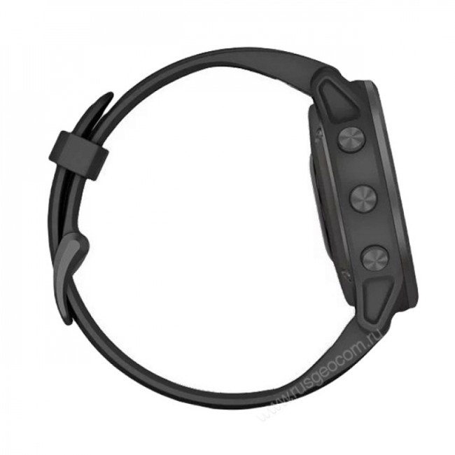 Часы Garmin Fenix 6S Sapphire серый DLC с черным ремешком Часы Garmin Fenix 6S Sapphire серый DLC с черным ремешком