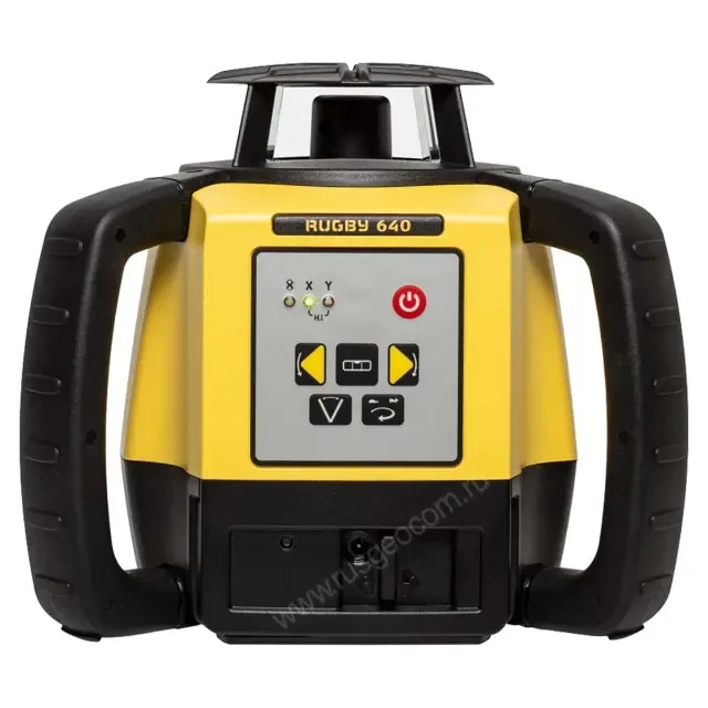 Ротационный нивелир Leica Rugby 640 комплект с приемником Rod Eye 120