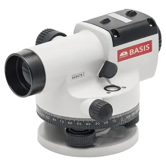 Комплект оптический нивелир ADA Basis + штатив на клипсах ADA Light + рейка ADA STAFF 3 Комплект оптический нивелир ADA Basis + штатив на клипсах ADA Light + рейка ADA STAFF 3