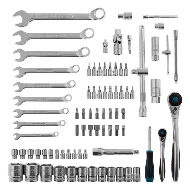 Набор инструментов 1/4", 1/2", CrV 82 предмета Gross Набор инструментов 1/4", 1/2", CrV 82 предмета Gross