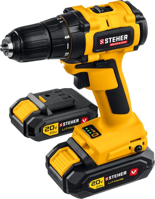 Дрель-шуруповерт CDB-200-2 STEHER 2 АКБ Дрель-шуруповерт CDB-200-2 STEHER 2 АКБ