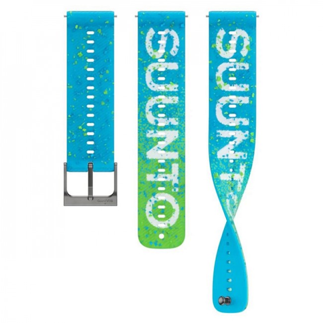 Силиконовый ремешок SUUNTO Athletic 6 22 мм Power Blue S+M, синий Силиконовый ремешок SUUNTO Athletic 6 22 мм Power Blue S+M, синий