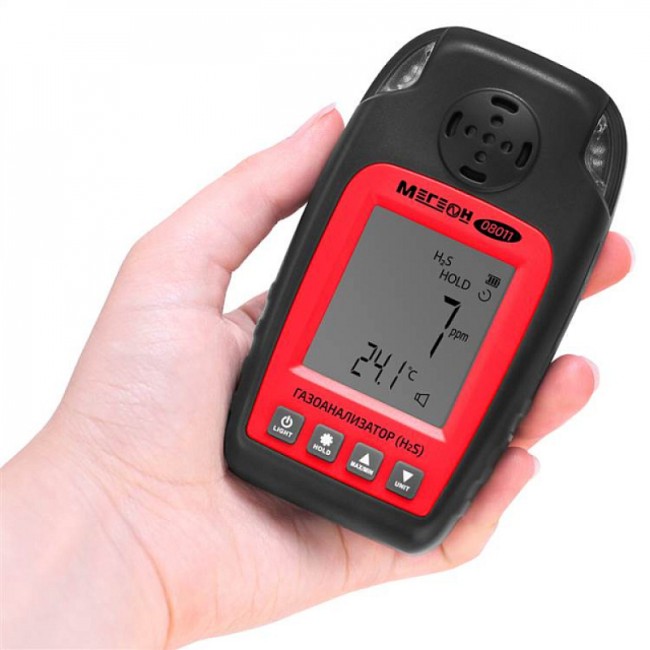 Газоанализатор (измеритель концентрации сероводорода) МЕГЕОН 08011 Газоанализатор (измеритель концентрации сероводорода) МЕГЕОН 08011