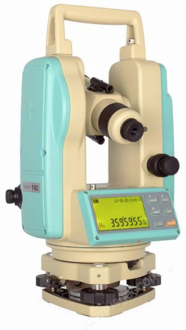 Комплект теодолит RGK T-02 (оптический отвес) штатив рейка - 3 в 1 Комплект теодолит RGK T-02 (оптический отвес) штатив рейка - 3 в 1