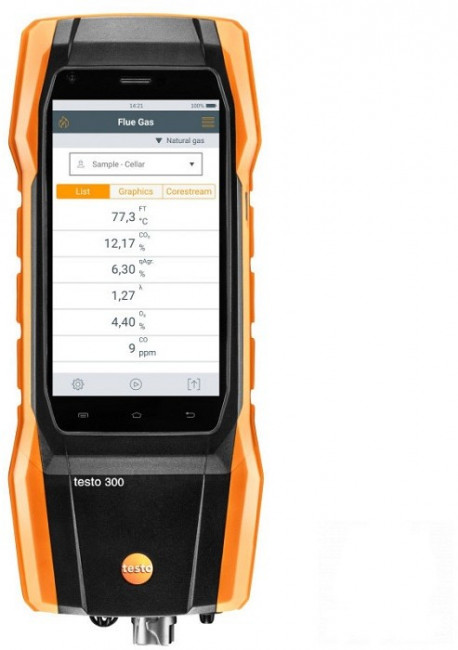 Комплект Testo 300 Longlife (O2, СО с H2-компенсацией  до 30 000 ppm)