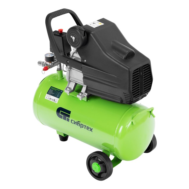 Компрессор с набором КК-1500/24 ПЛЮС прямой привод, масляный Сибртех Компрессор с набором КК-1500/24 ПЛЮС прямой привод, масляный Сибртех