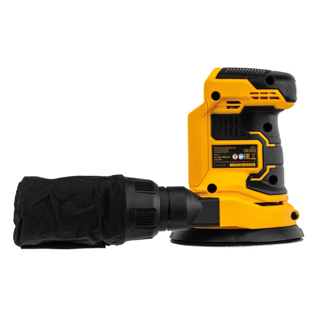 Машина шлифовальная эксцентриковая аккумуляторная COS-125-0 Denzel Машина шлифовальная эксцентриковая аккумуляторная COS-125-0 Denzel