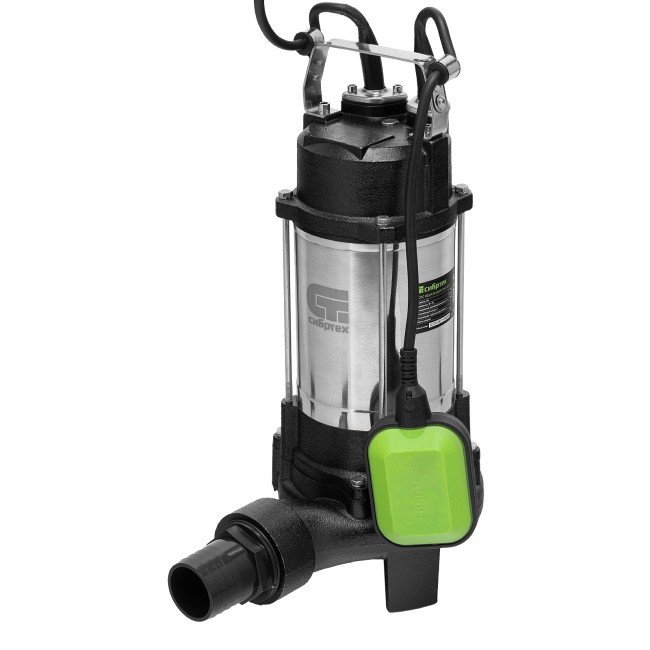 Фекальный насос СФН1100-Н, 1100 Вт, напор 10 м, 18000 л/ч, нож Сибртех Фекальный насос СФН1100-Н, 1100 Вт, напор 10 м, 18000 л/ч, нож Сибртех