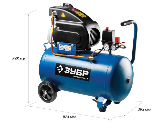 Компрессор воздушный масляный ЗКПМ-240-50-1.5 ЗУБР Профессионал Компрессор воздушный масляный ЗКПМ-240-50-1.5 ЗУБР Профессионал