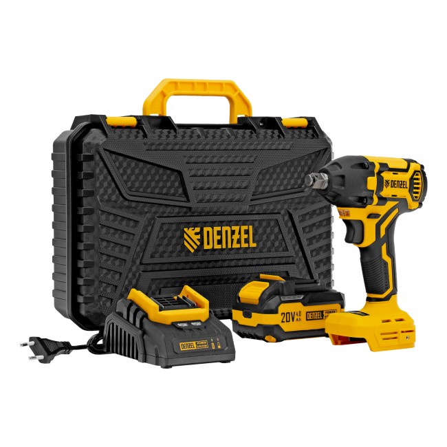 Гайковерт ударный аккумуляторный CIWH-BL-20-350 Denzel Гайковерт ударный аккумуляторный CIWH-BL-20-350 Denzel