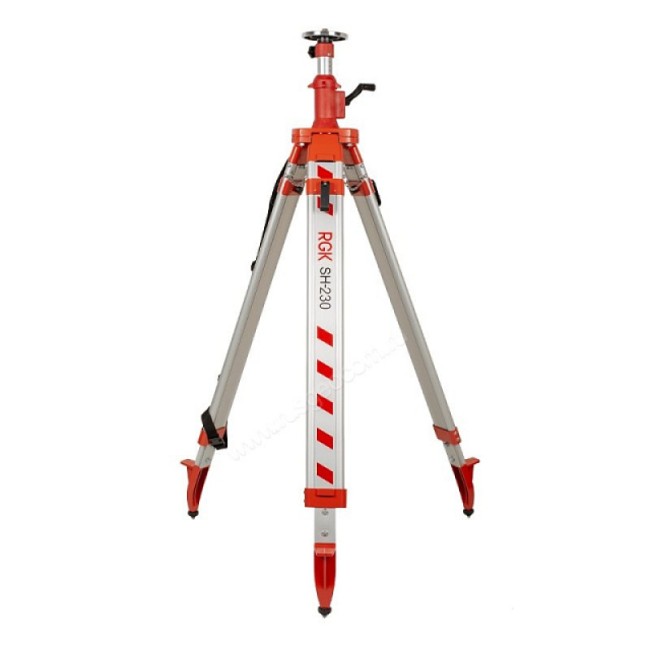 Комплект: ротационный нивелир AMO ROTOR 600G + штатив RGK SH-230, рейка Комплект: ротационный нивелир AMO ROTOR 600G + штатив RGK SH-230, рейка