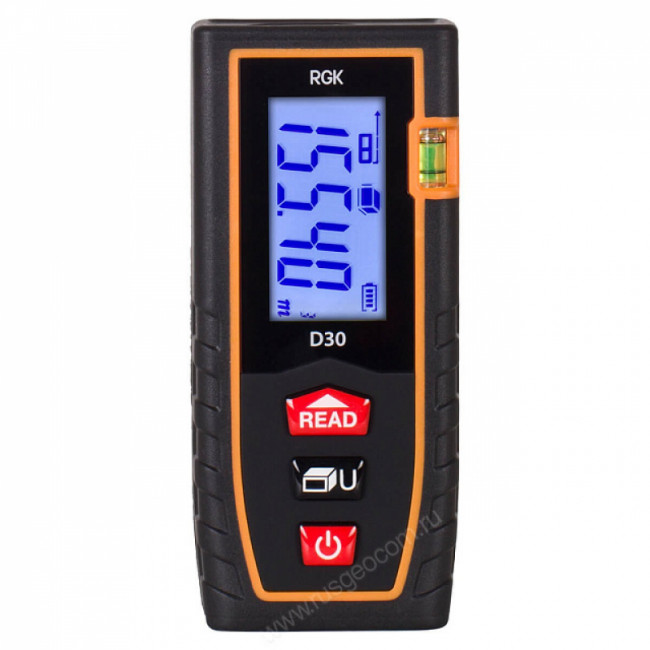 Лазерный дальномер RGK D30 (с поверкой) Лазерный дальномер RGK D30 (с поверкой)