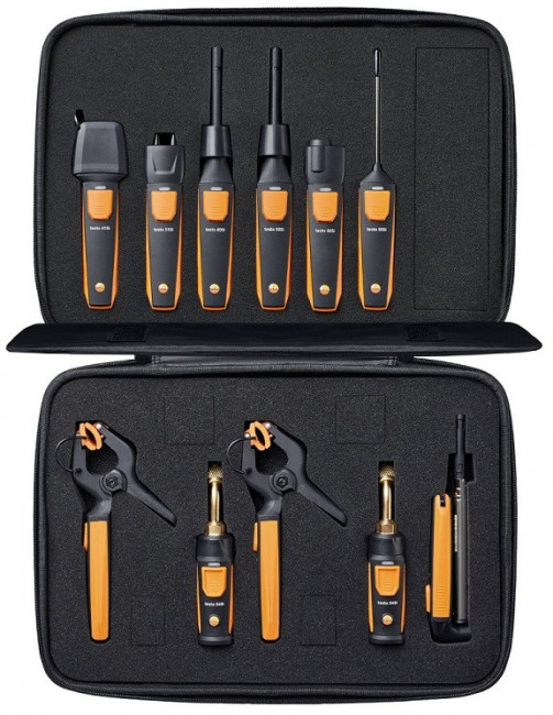 Набор смарт-зондов для холодильных и вентиляционных систем (кейс/2x testo 549i 2 Gen,2x Testo 115i 2 Gen ,2x 605i 2 Gen, 805i, 405i,410i, 905i, 510i), протокол калибровки Набор смарт-зондов для холодильных и вентиляционных систем (кейс/2x testo 549i 2 Gen,2x Testo 115i 2 Gen ,2x 605i 2 Gen, 805i, 405i,410i, 905i, 510i), протокол калибровки