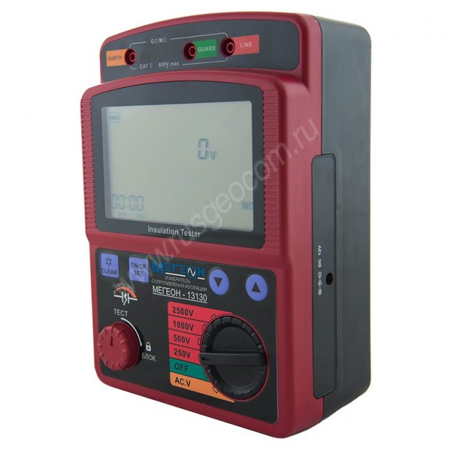 Мегаомметр МЕГЕОН 13130 Мегаомметр МЕГЕОН 13130