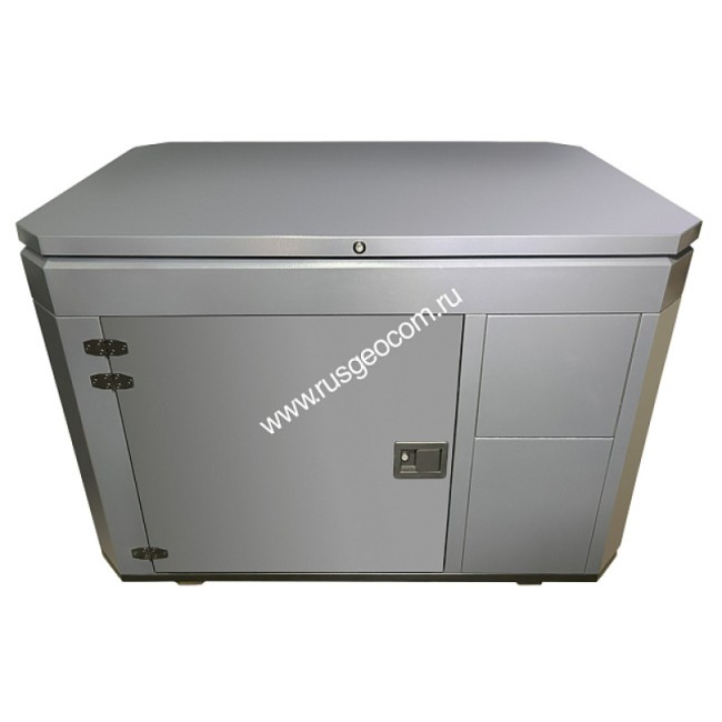 Тихий зимний кожух для генератора 1600 RAL 7024 (2 вентилятора) Тихий зимний кожух для генератора 1600 RAL 7024 (2 вентилятора)