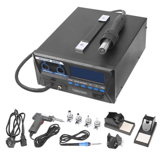 Многофункциональная паяльная станция МЕГЕОН 00800 Многофункциональная паяльная станция МЕГЕОН 00800