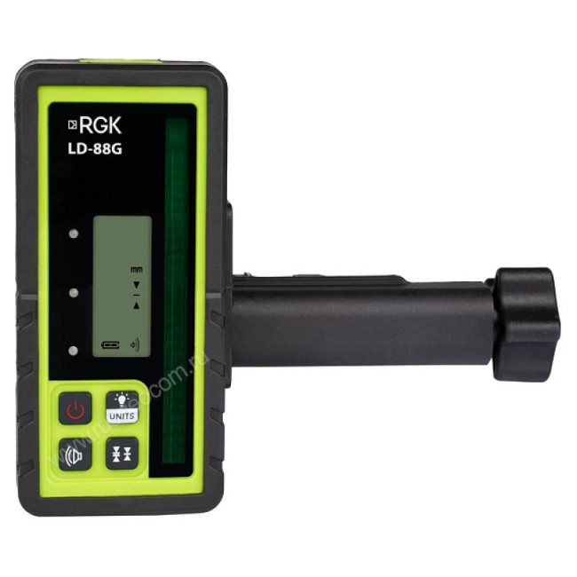 Комплект: ротационный нивелир RGK SP-400G + миллиметровый приёмник излучения RGK LD-88G Комплект: ротационный нивелир RGK SP-400G + миллиметровый приёмник излучения RGK LD-88G