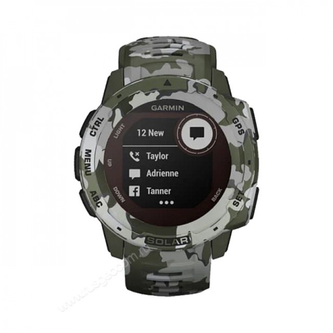 Часы Garmin Instinct Solar Camo Lichen Часы Garmin Instinct Solar Camo Lichen