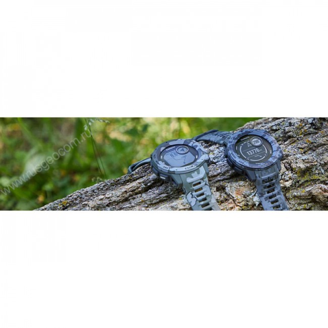 Часы Garmin Instinct Solar Camo Lichen Часы Garmin Instinct Solar Camo Lichen