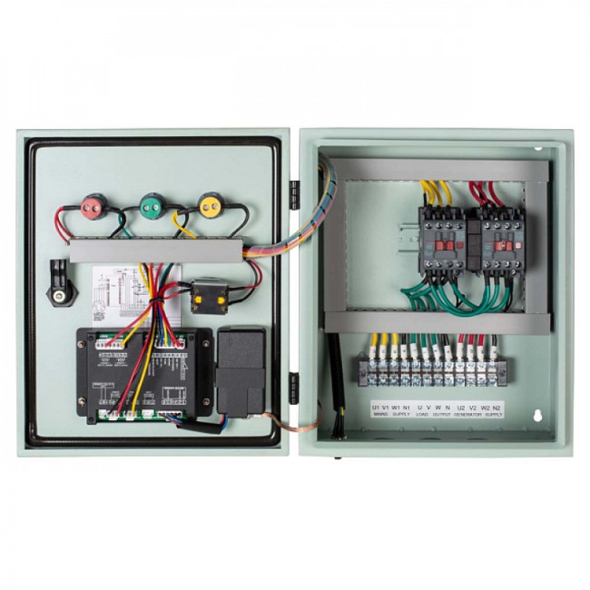 Блок АВР для дизельного генератора АМО 25А 380 В Блок АВР для дизельного генератора АМО 25А 380 В