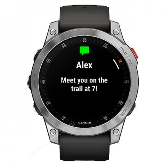 Часы Garmin Epix (Gen 2) серый стальной