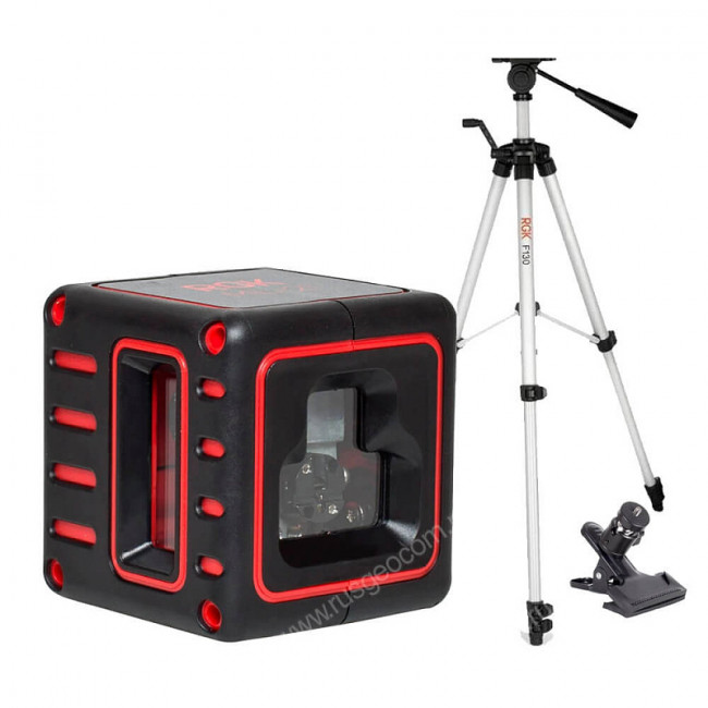 Комплект: лазерный уровень RGK ML-21 + штатив RGK F130, кронштейн RGK K-5 Комплект: лазерный уровень RGK ML-21 + штатив RGK F130, кронштейн RGK K-5