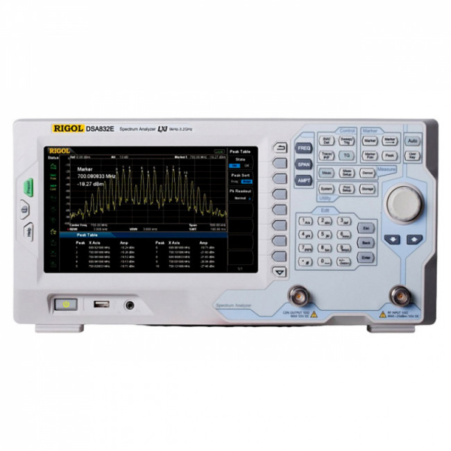Анализатор спектра RIGOL DSA832E-TG с трекинг-генератором Анализатор спектра RIGOL DSA832E-TG с трекинг-генератором