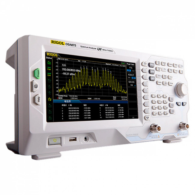 Анализатор спектра RIGOL DSA832E-TG с трекинг-генератором Анализатор спектра RIGOL DSA832E-TG с трекинг-генератором