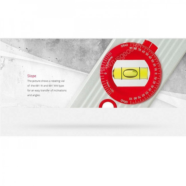 Строительный уровень BMI Alustar 691W 100 см Строительный уровень BMI Alustar 691W 100 см