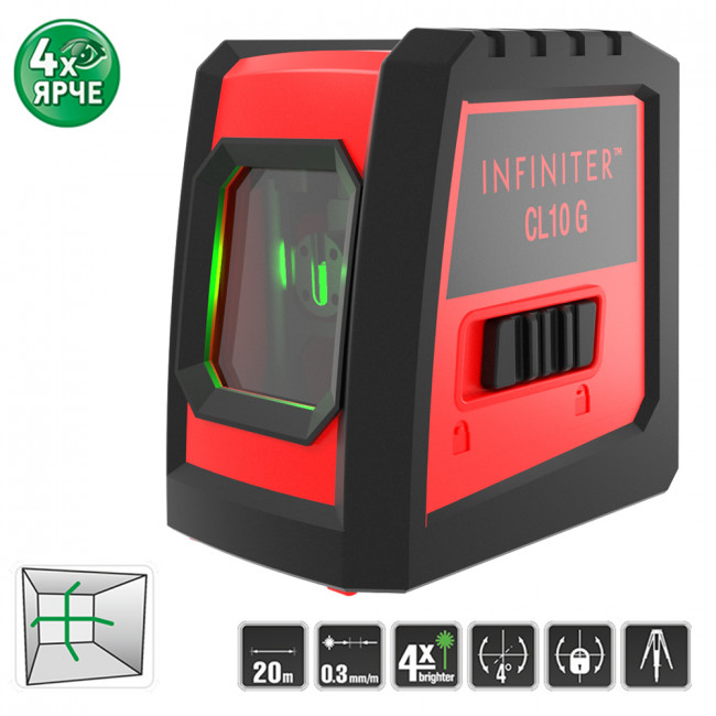 Лазерный нивелир INFINITER CL10G Лазерный нивелир INFINITER CL10G