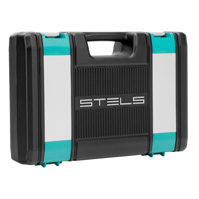 Набор инструментов 1/2", 1/4", CrV 82 предмета Stels Набор инструментов 1/2", 1/4", CrV 82 предмета Stels