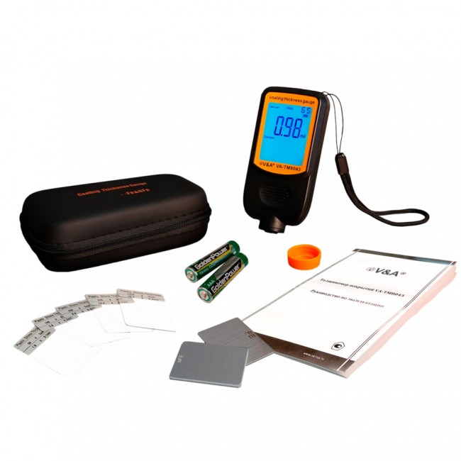 Толщиномер покрытий VA-ТМ8043 с поверкой Толщиномер покрытий VA-ТМ8043 с поверкой