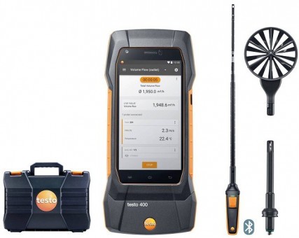 Комплект Testo 400 для вентиляции с зондом с обогреваемой струной